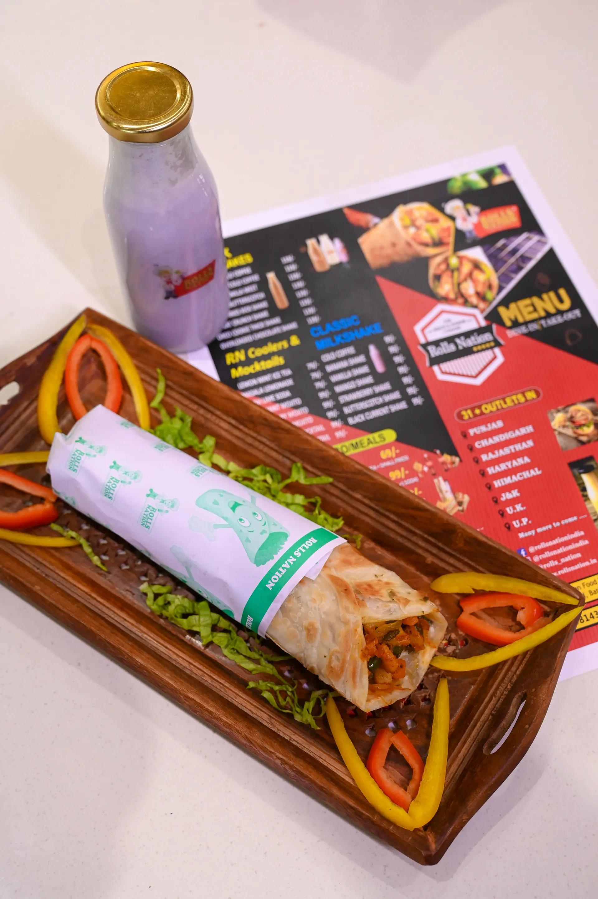 Mix Veg Roll from Rolls Nation